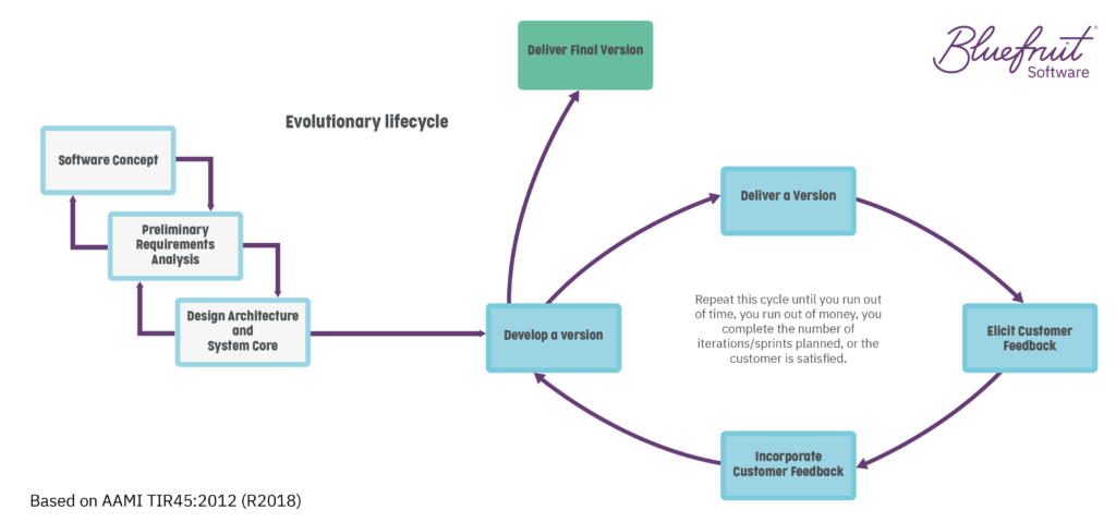 Evolutionary lifecycle as depicted by TIR45.